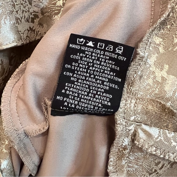 R&M Richards Gold embellished dress with jacket. Size 14 - Picture 9 of 15